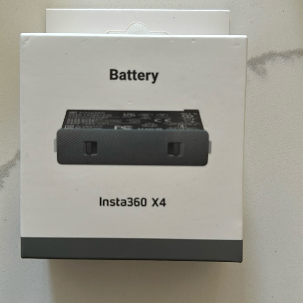 New insta360 x4 battery